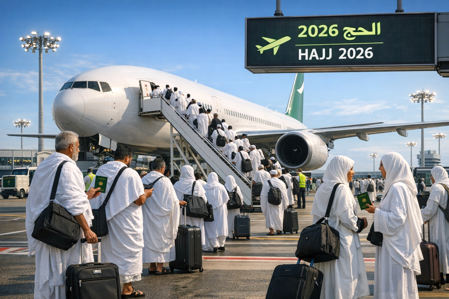 Hajj 2026‑flygninger starter 18. april – Ingen ekstra kostnad